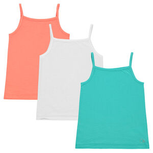 Lot de 3 débardeurs coloris uni 