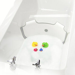 Réducteur de baignoire - Blanc/Gris 