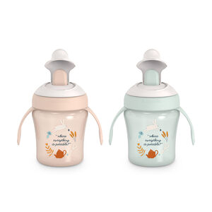 Tasse d'apprentissage 200ml Wonderland (coloris aléatoire) 
