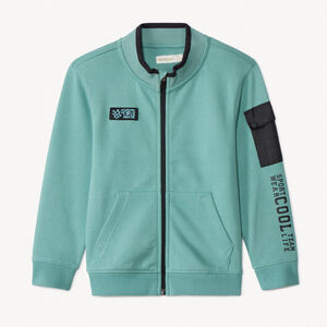 Gilet en molleton fantaisie à poches pour garçon 