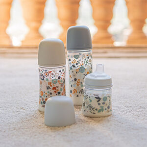 Biberon avec tétine symétrique SX Pro S 150ml Wonderland bleu 