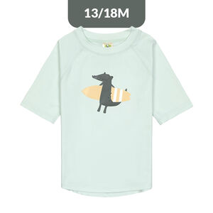 T-shirt Rashguard UV50+ 13-18M Crocodile Sea Foam 