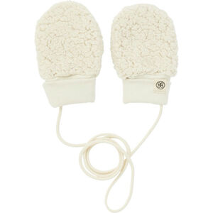 Moufles Teddy 6-12m Off White 