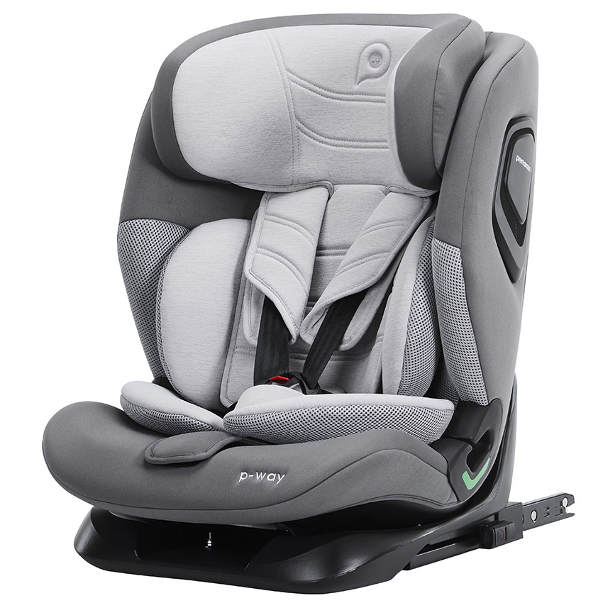 Siège-auto Isofix et i-Size 76-150 cm P-Way gris 